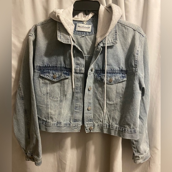 Wallflower Denim Jacket with Detachable Hood - Picture 1 of 5